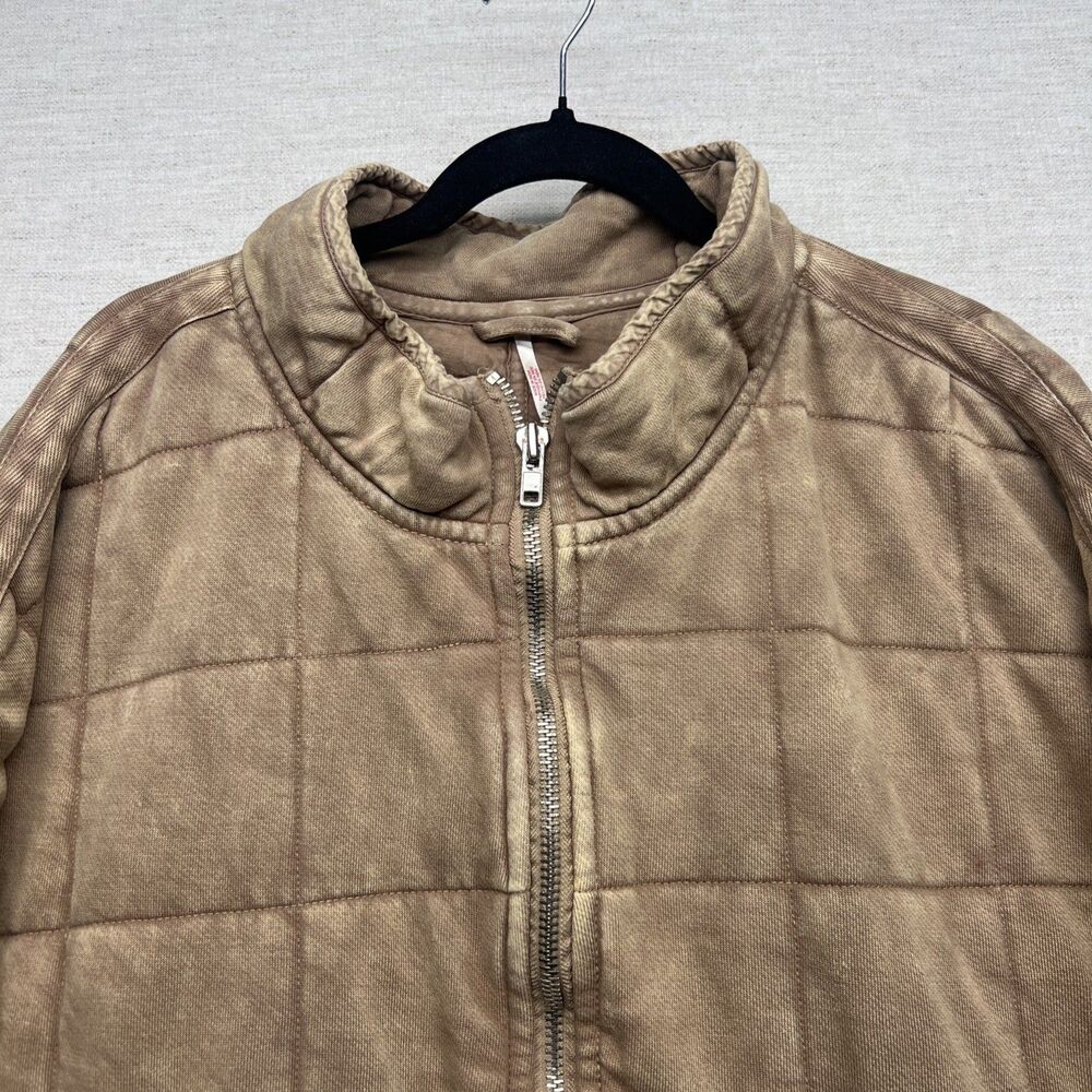 Free People Tan Quilted Jacket - Picture 7 of 16